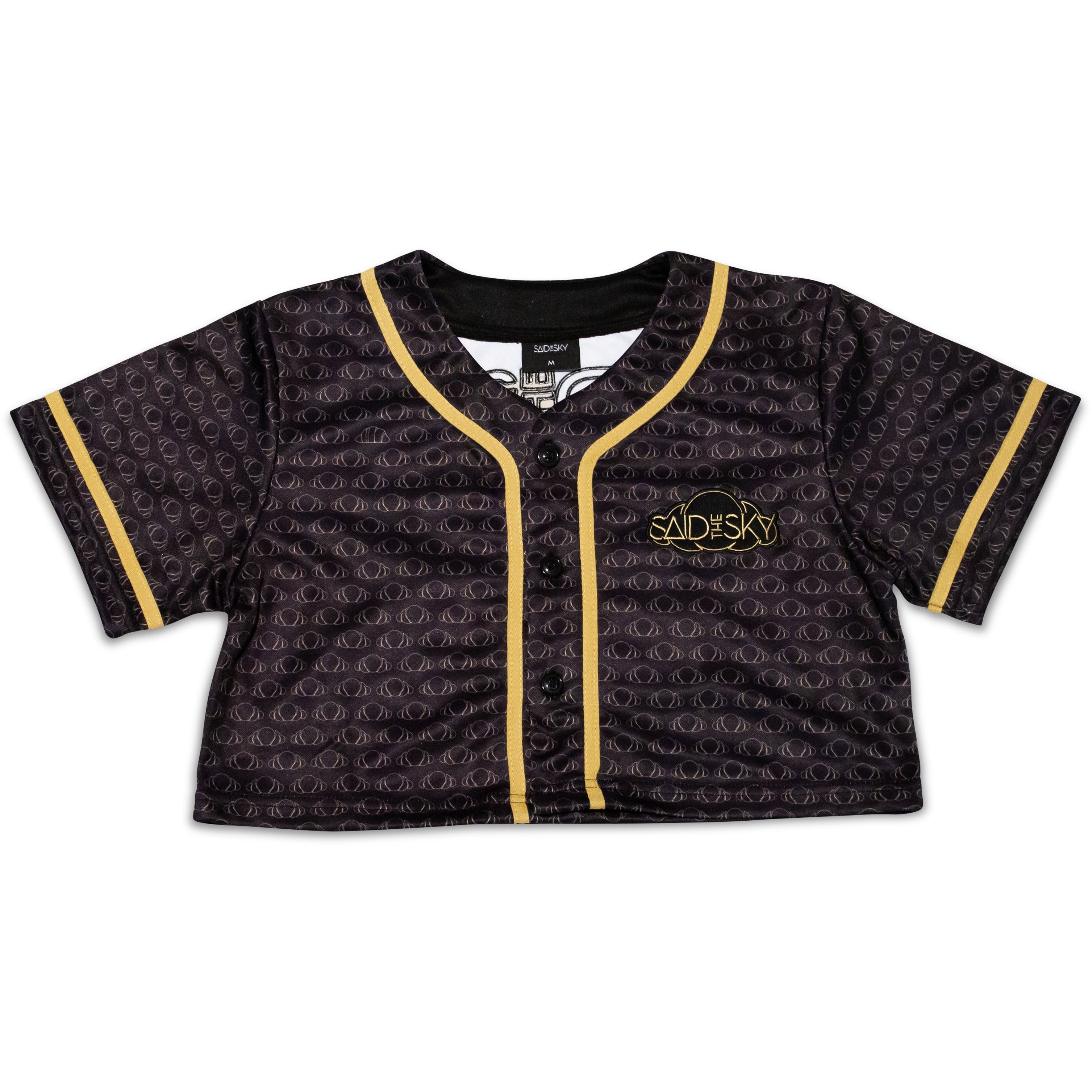 STS Women Crop Jersey / Black - Crop Jersey -  Said the Sky-  Electric Family Official Artist Merchandise