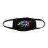 Holographic Graffiti Script Mask w/ Filter - Face Mask -  Electric Family-  Electric Family Official Artist Merchandise