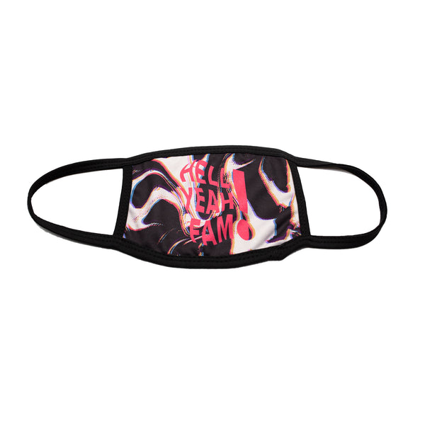Hell Yeah Fam Face Mask w/ Filter - Face Mask -  Electric Family-  Electric Family Official Artist Merchandise